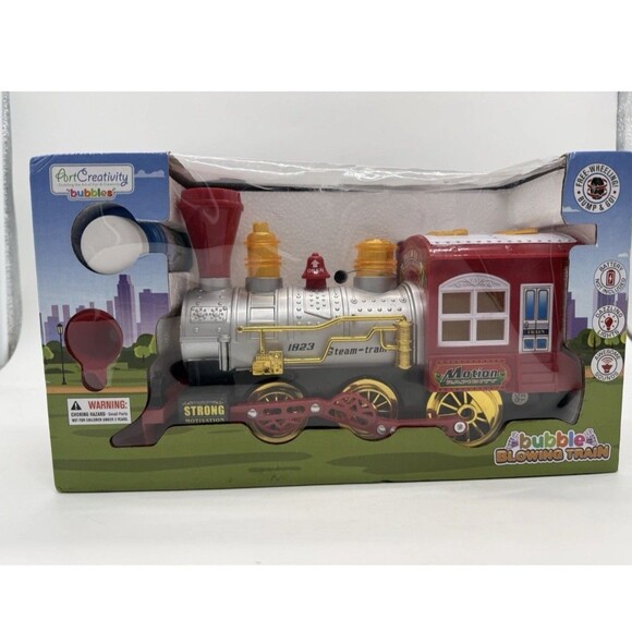 ArtCreativity Toy Train Bubble Machine Bump & Go Lights & Sounds Blower Maker - Picture 3 of 13